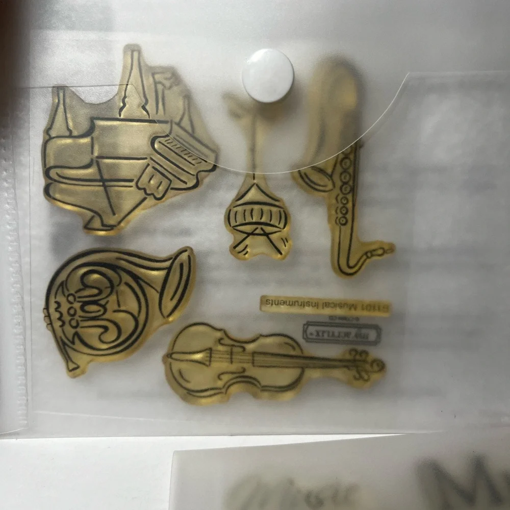 Close to my Heart Music-Themed Acrylic Stamp sets